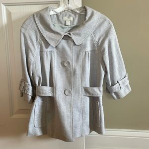 Cute silver sparkle jacket from Ann Taylor loft